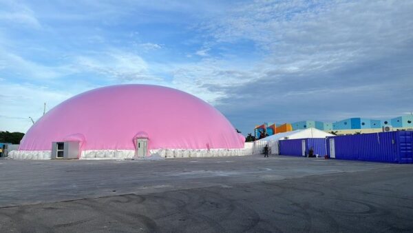 Pink Air Dome